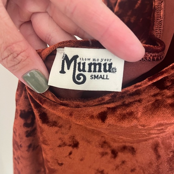 Mumu velvet dress - Picture 3 of 3